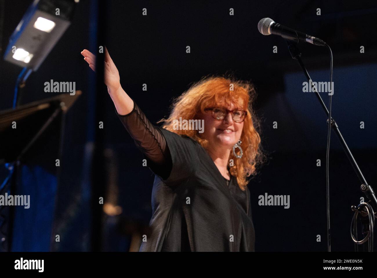 Glasgow Scotland. 21 January 2024. Eddi Reader, scottish singer