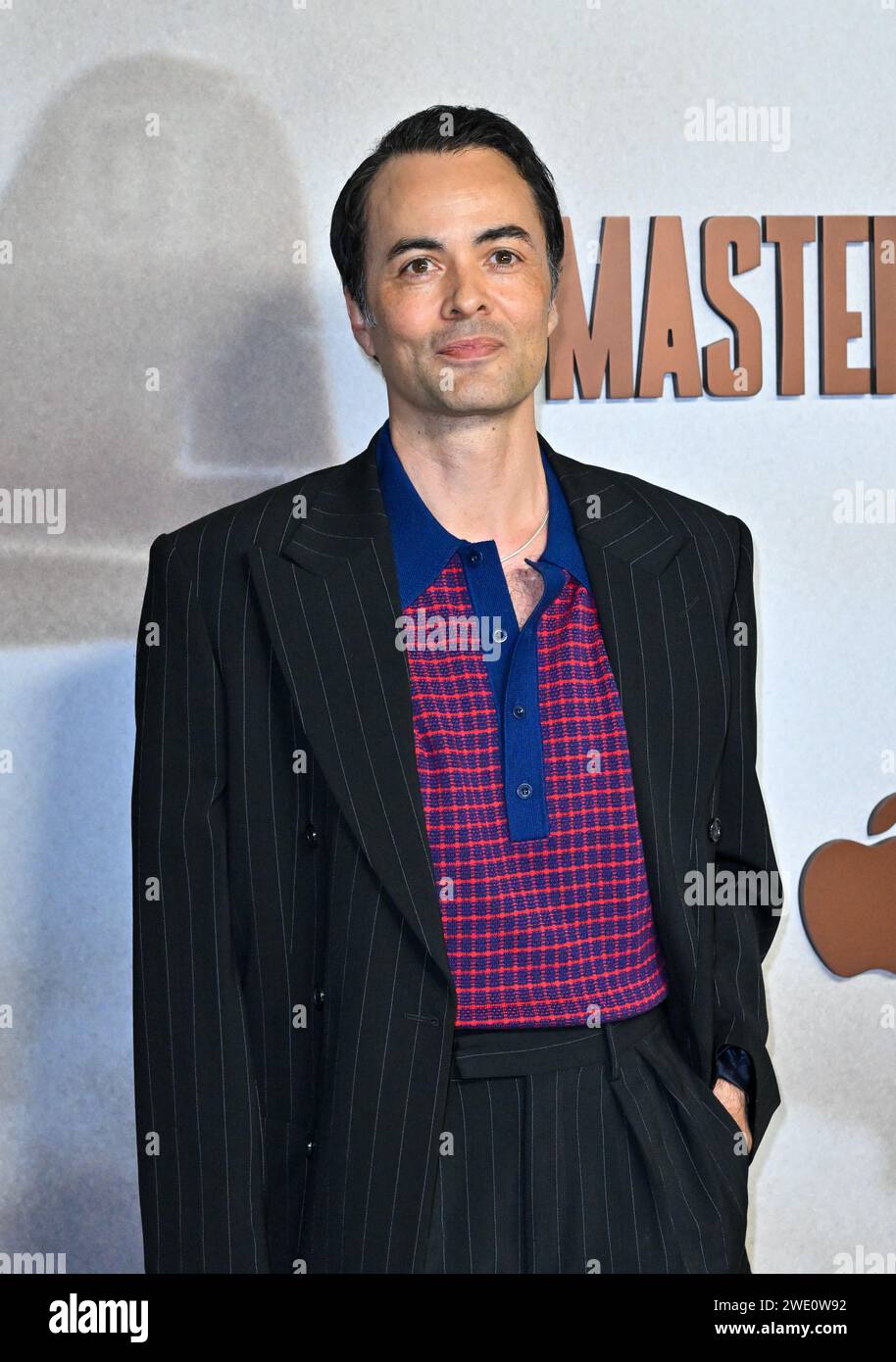 London, UK. 22nd Jan, 2024. Nikolai Kinski on the Red Carpet for the UK Premiere of 'Masters of the Air' at the Picturehouse Central, London, UK. Credit: LFP/Alamy Live News Stock Photo