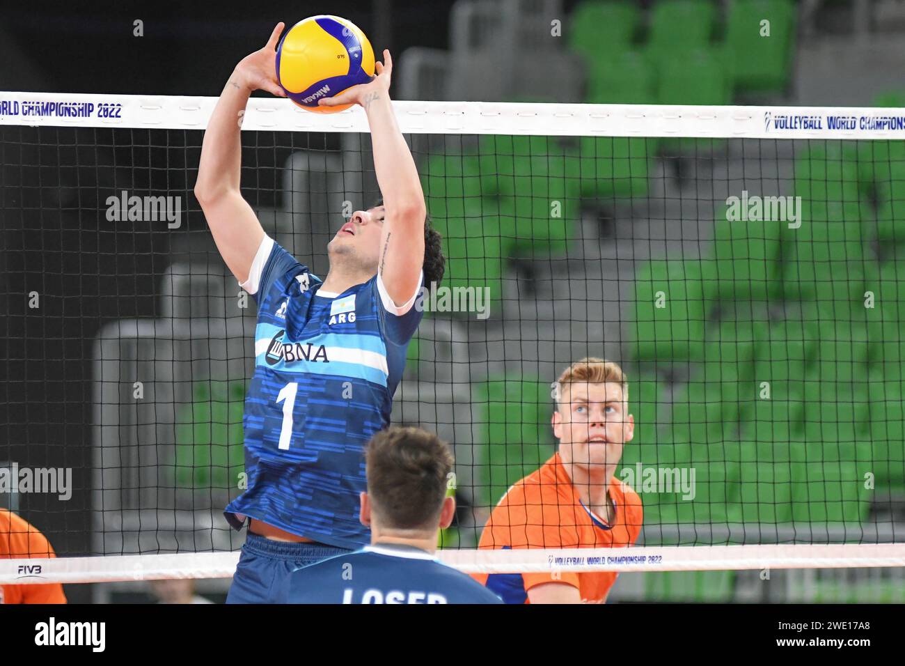 Matias Sanchez (Argentina). Volleyball World Championship 2022. Stock Photo