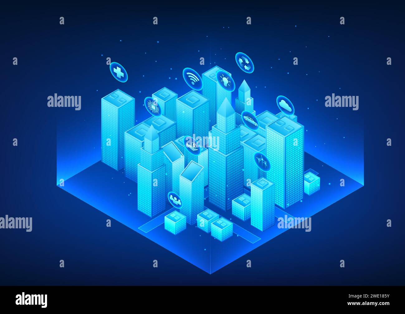 Smart city technology A future city that uses technology and artificial