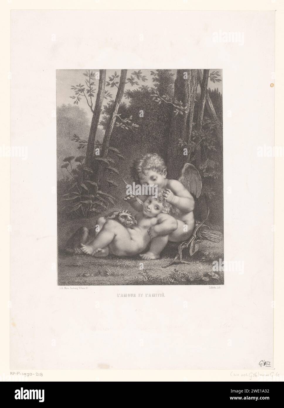 Love and Friendship, Alexandre Collette, After Pierre Prud'Hon, 1824 ...