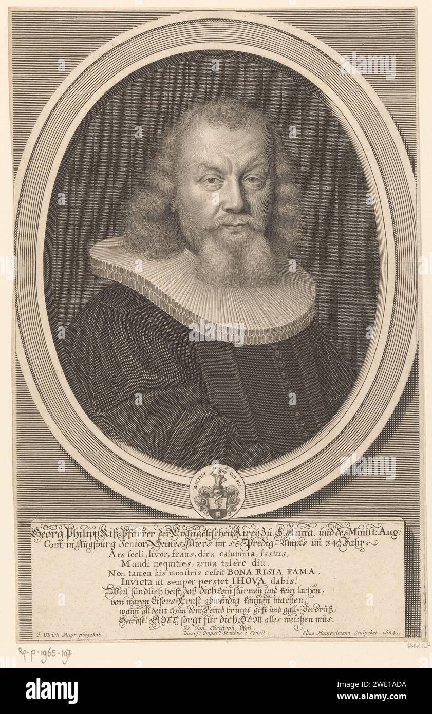 Portrat Eines Philosophen Johann Ulrich Mayr