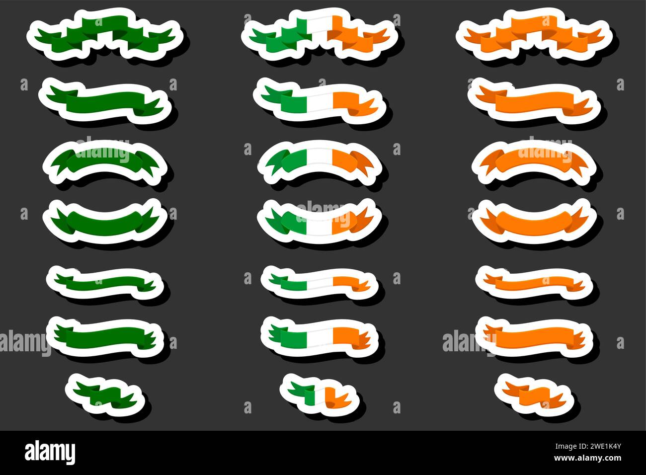Beautiful color illustration on theme of celebrating annual holiday St. Patrick's Day Stock Vector