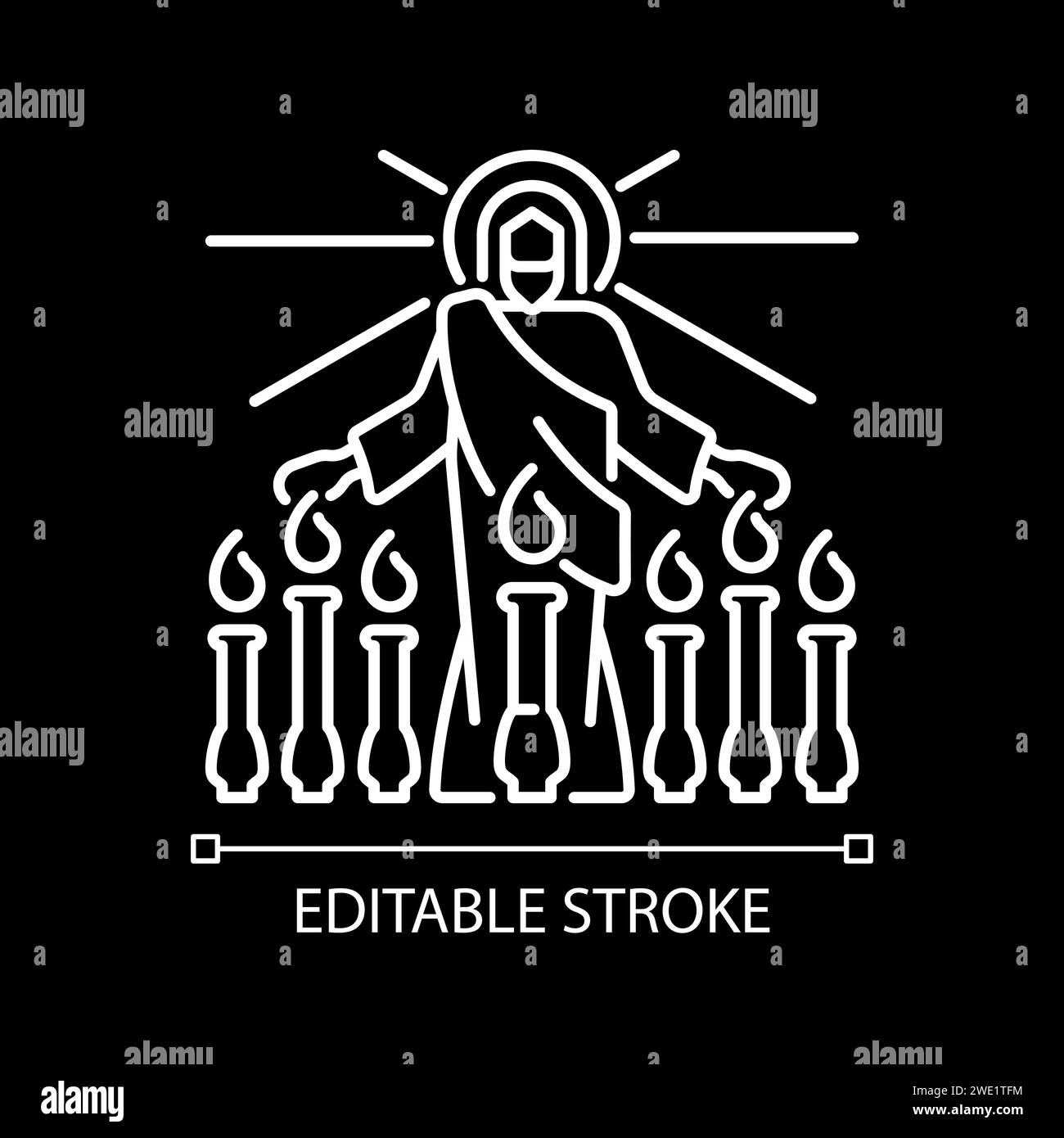 Lampstands stock vector images alamy