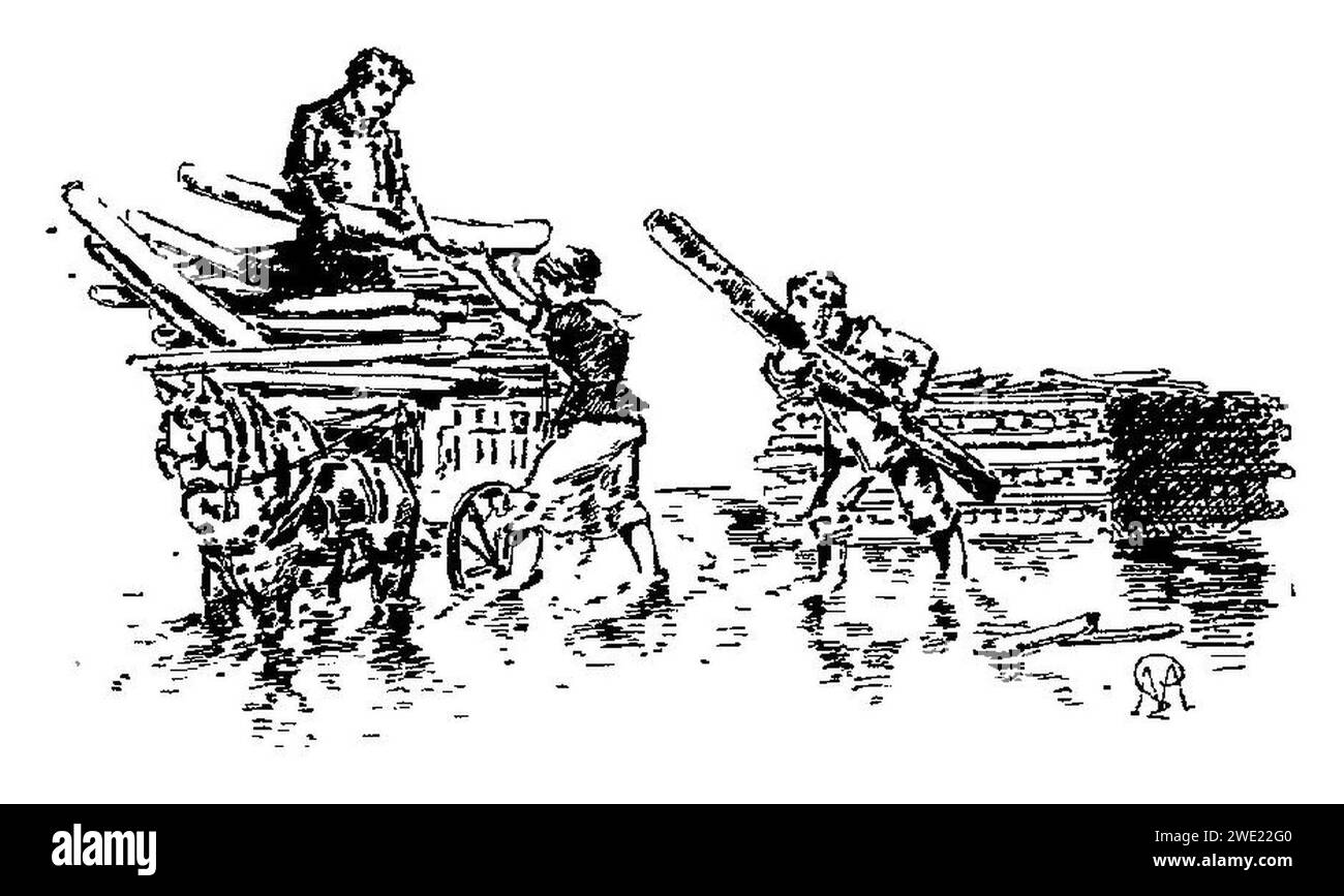 Alphonse Daudet La Belle Nivernaise Chapitre IV Image 02 Stock