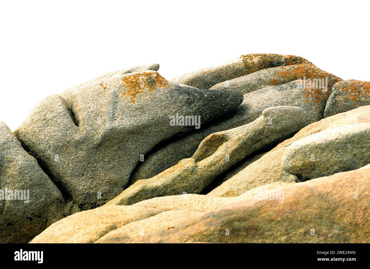 Stone formation, Natural rock art, Tasmania, Australia Stock Photo - Alamy