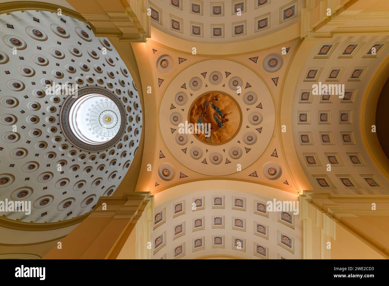 Baltimore, Maryland Sept 11, 2022 Rotunda and Latrobe's dome of the Baltimore Basilica in