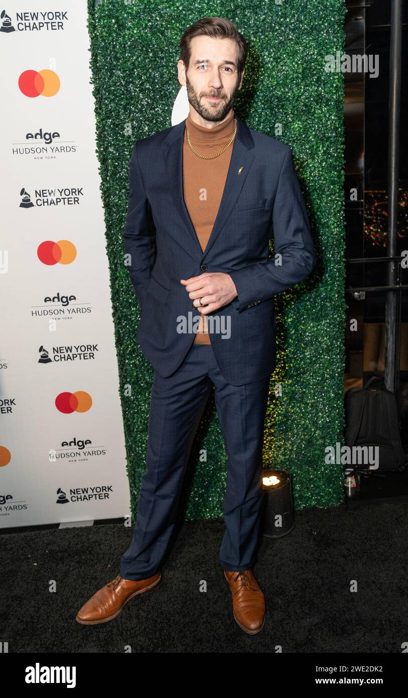 New York USA 22nd Jan 2024 John Behlmann Attends New York Chapter 