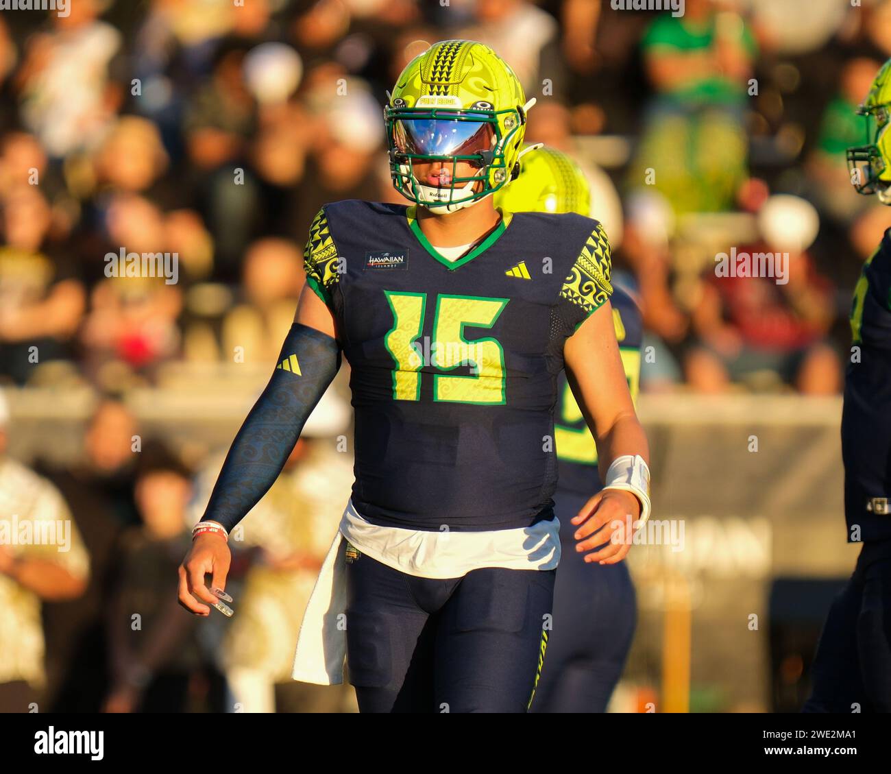 Honolulu, Hawaii, USA. 19th Jan, 2024. Team Makai quarterback Dylan