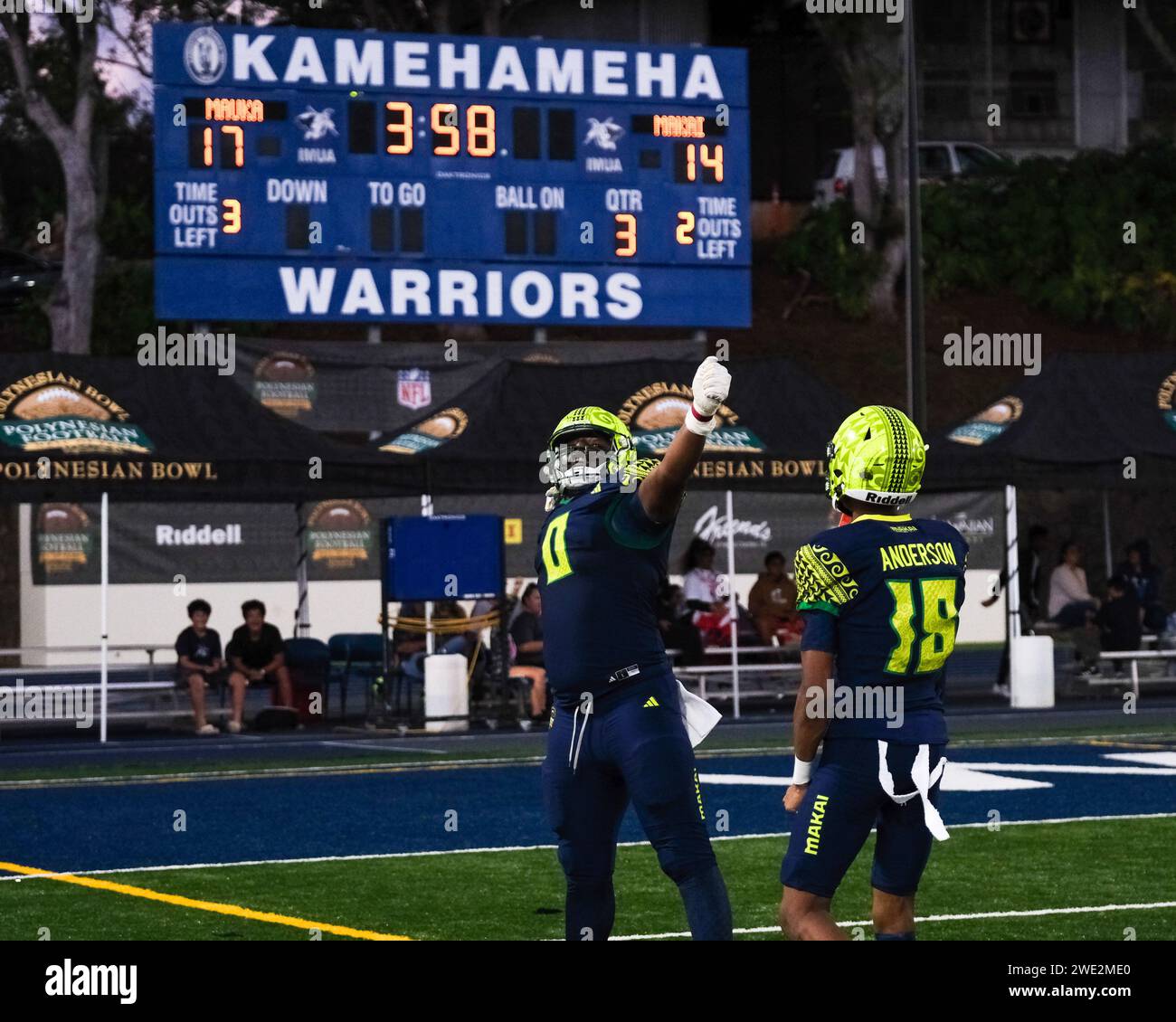 Honolulu, Hawaii, USA. 19th Jan, 2024. Team Makai defensive lineman