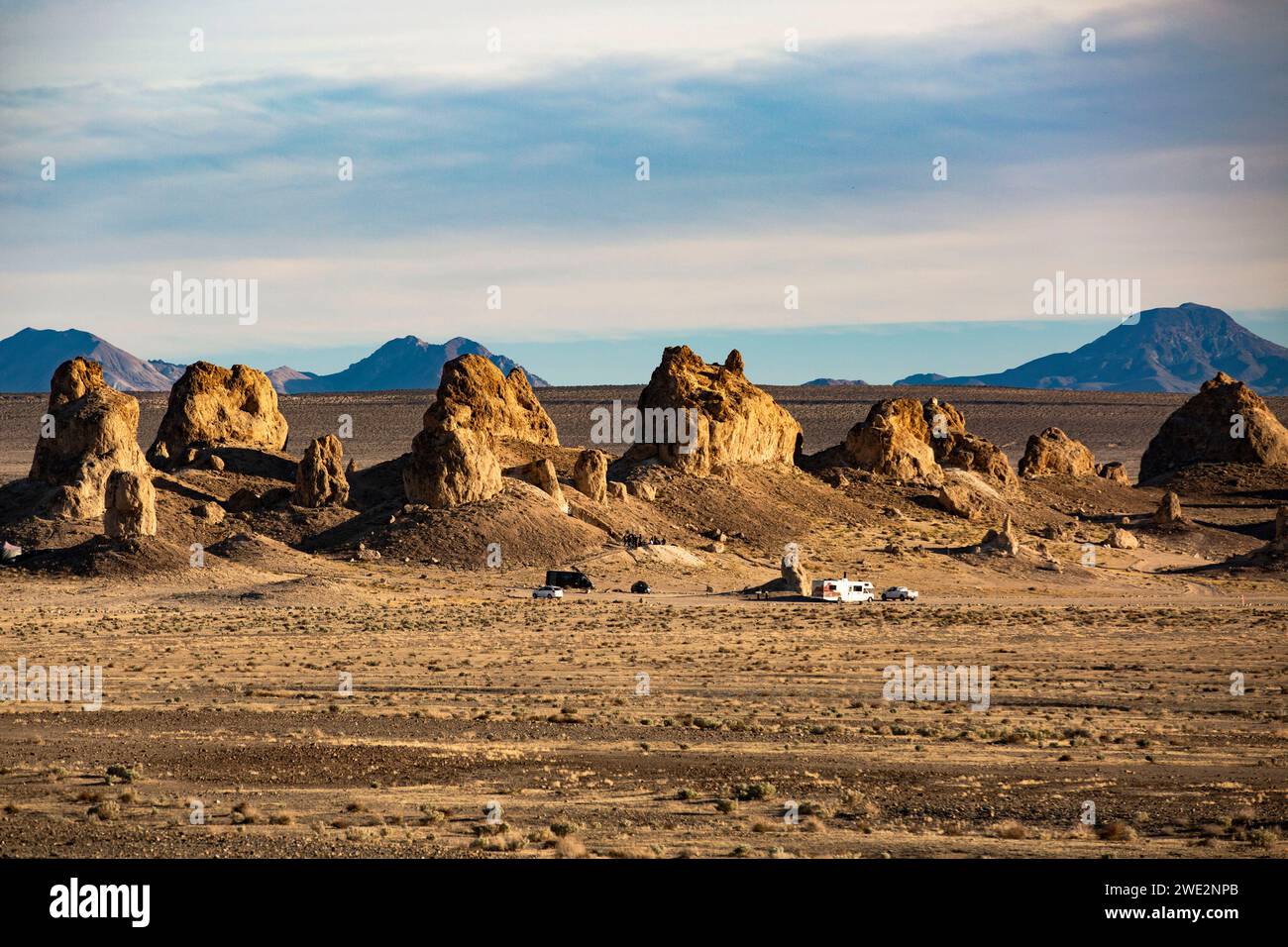 Trona, California, USA. 14th Jan, 2024. The Trona Pinnacles are a ...