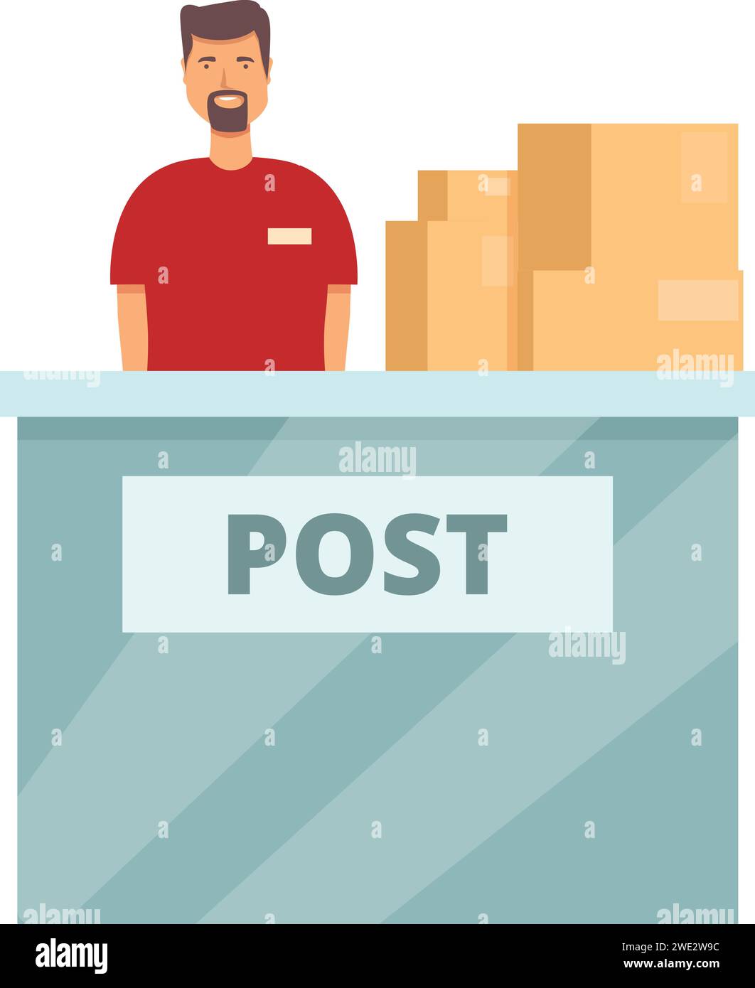 Letter drop post office Stock Vector Images - Alamy