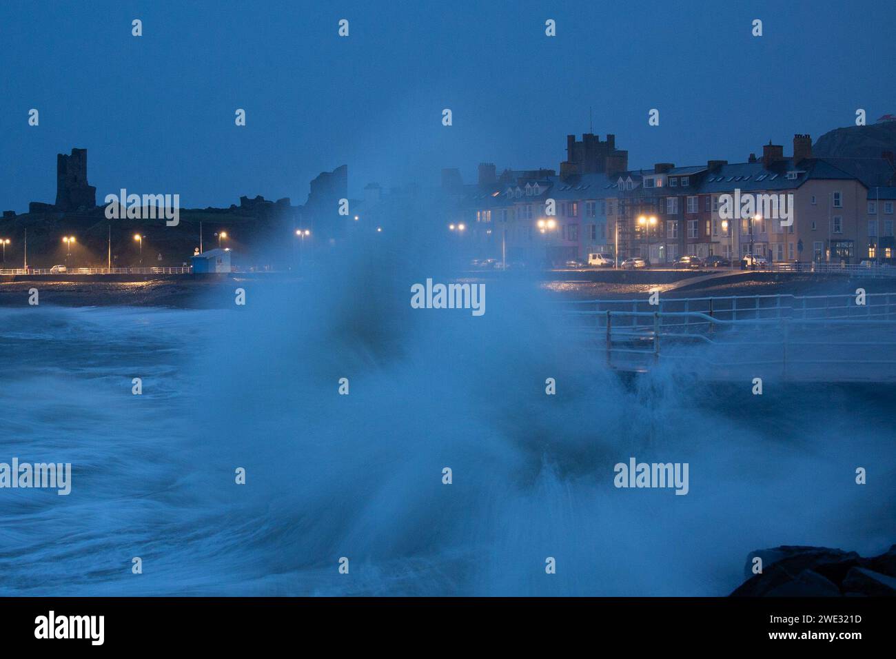 23rd January 2024 Hi Res Stock Photography And Images Alamy   Aberystwyth Ceredigion Wales Uk 23rd January 2024 Uk Weather As The Country Recovers From Storm Isha Storm Jocelyn Approaches Today To Possibly Add More Disruption To The Country With Strengthening Winds Aberystwyth Sea Defences Take Another Battering From Crashing Waves Along The Seafront Ian Jonesalamy Live News 2WE321D 