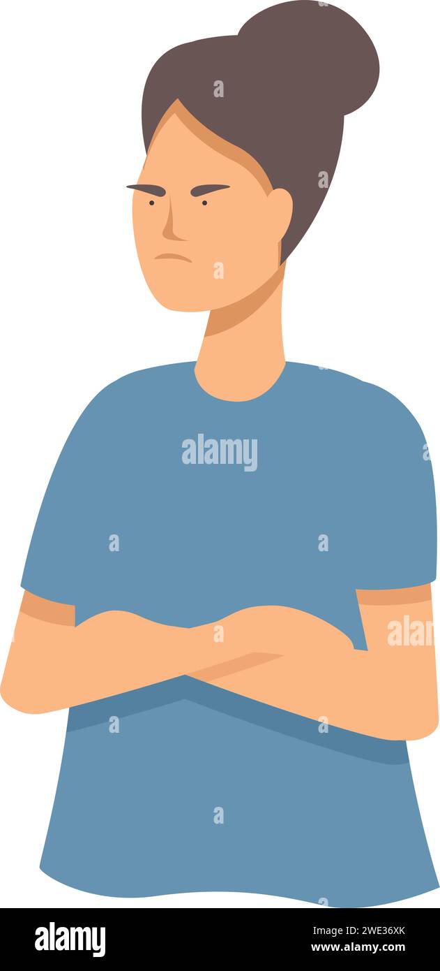 Irate discord icon cartoon vector. Team mind angry. Scream angry Stock