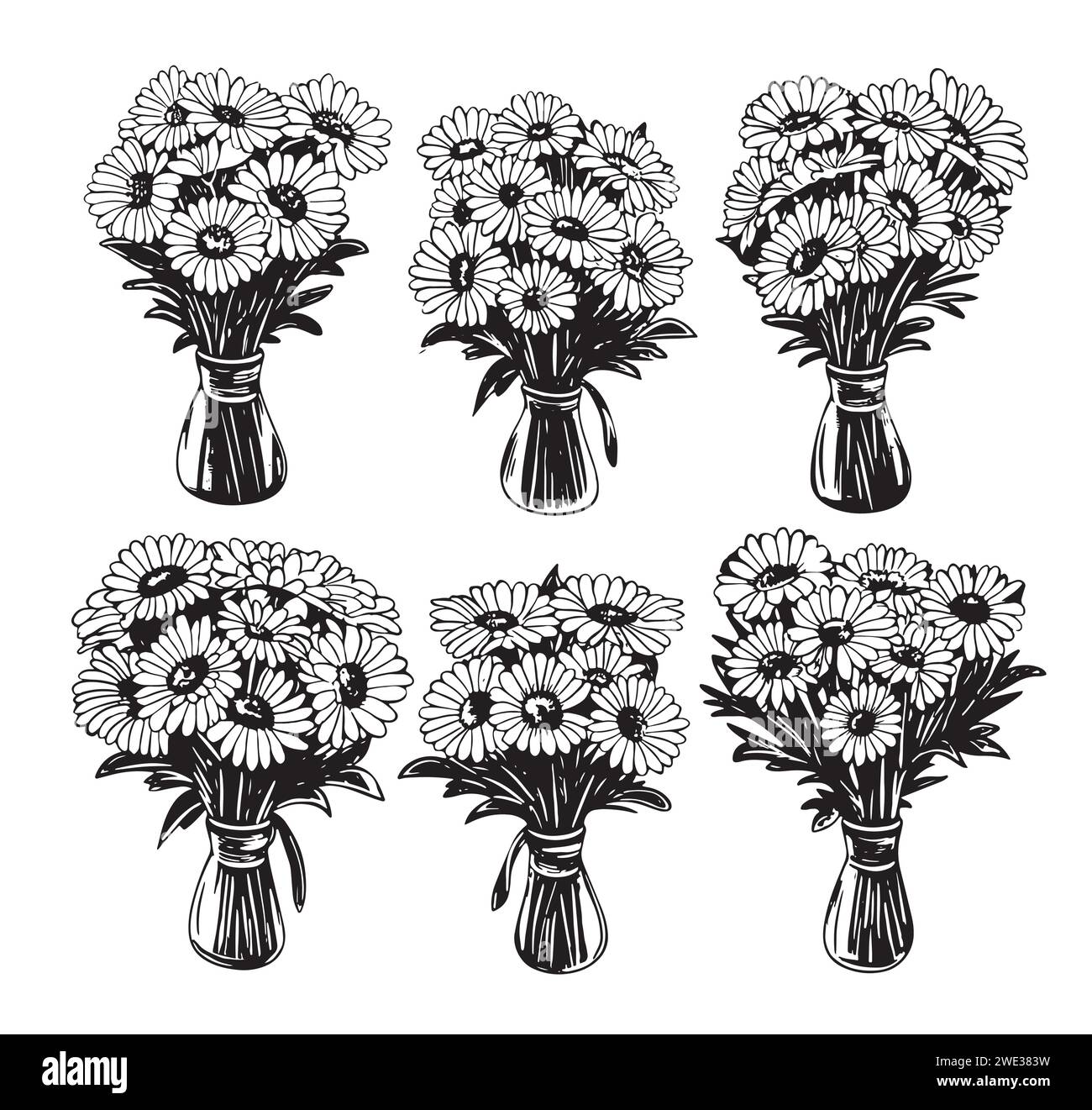Design a bouquet Black and White Stock Photos & Images - Alamy