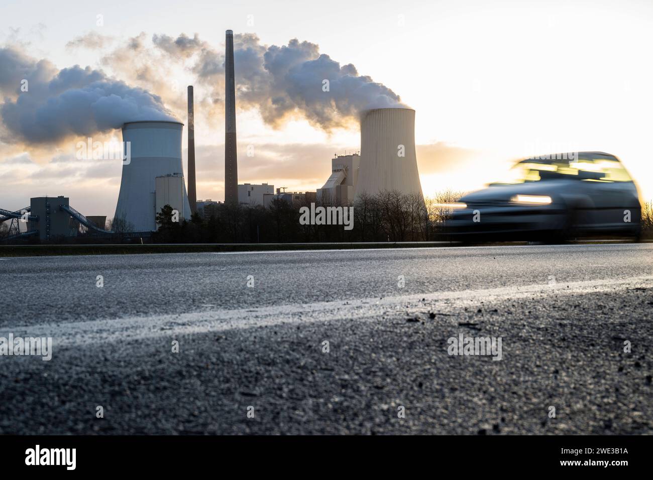 Kraftwerk Staudinger 23.01.2024 Großkrotzenburg SteinkohleKraftwerk