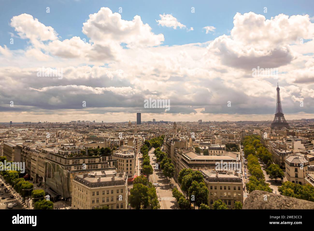 Top view of flag of french olympics games 2024 with grunge texture. no flagpole. Plane design, layout. official logo of SOG 2024 in Paris Stock Photo