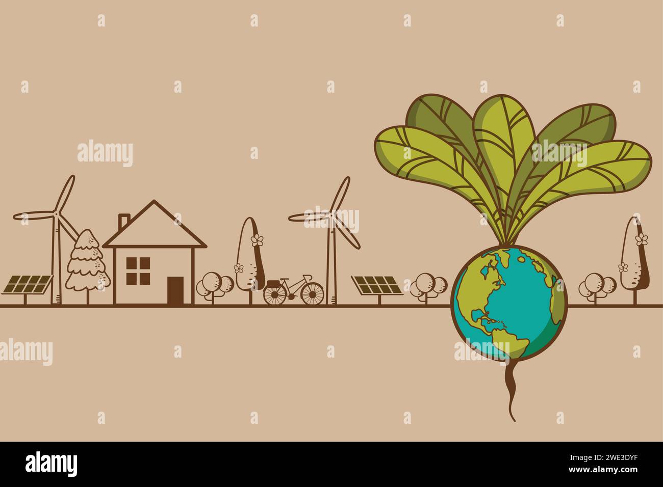 Collection ecology Stock Vector Images - Alamy