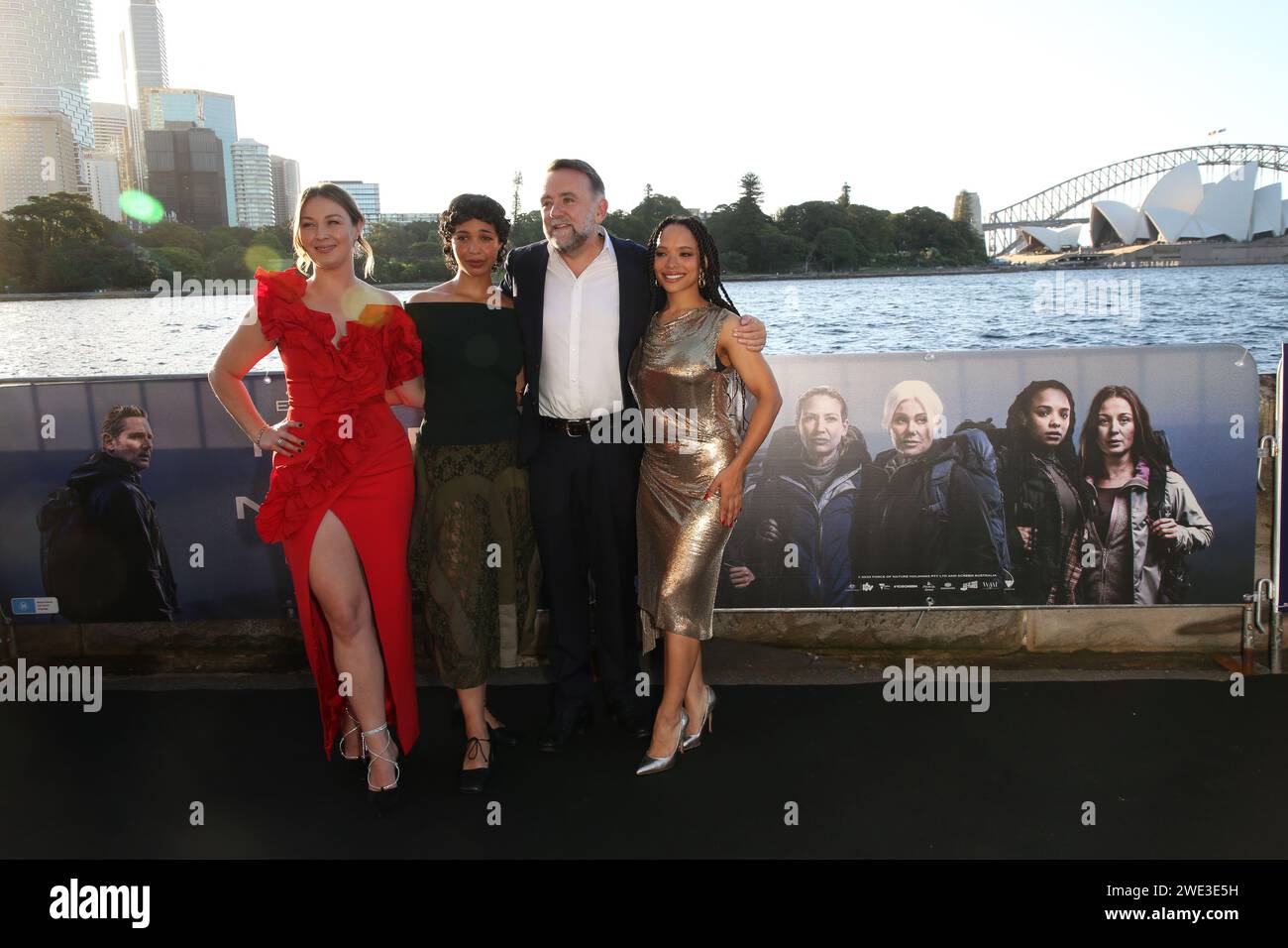 Sydney Australia 23rd January 2024 Cast Member Robin McLeavy Who   Sydney Australia 23rd January 2024 Cast Member Robin Mcleavy Who Plays Lauren Arrives On The Red Carpet For The Sydney Premiere Of Force Of Nature The Dry 2 At Westpac Openair Sydney Mrs Macquaries Point Royal Botanic Garden Sydney Credit Richard Milnesalamy Live News 2WE3E5H 