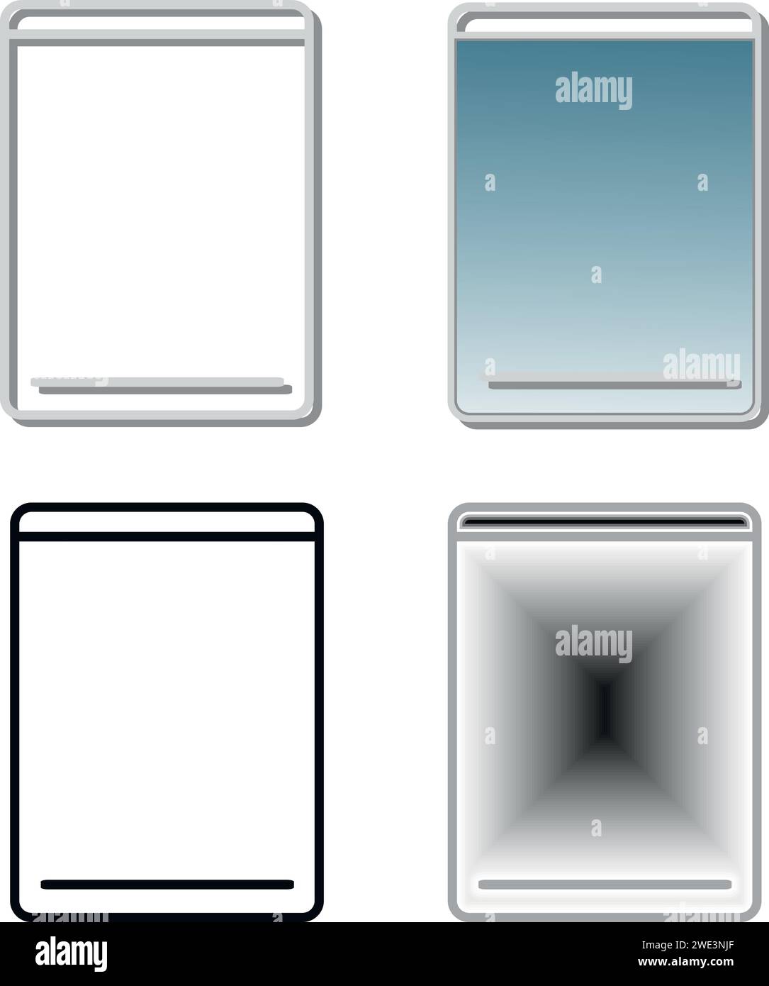 set of black and white letterhead Stock Vector Image & Art - Alamy