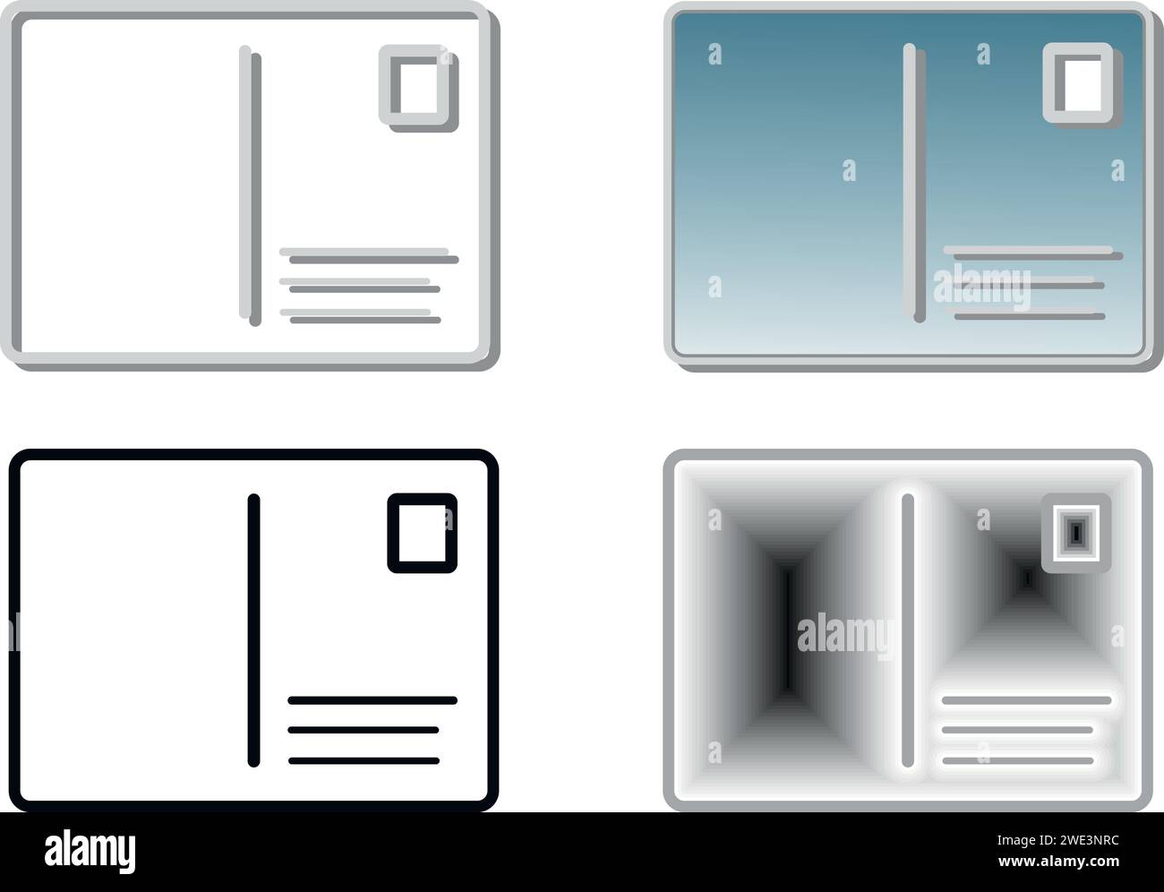 Horizontal postcard Cut Out Stock Images & Pictures - Alamy