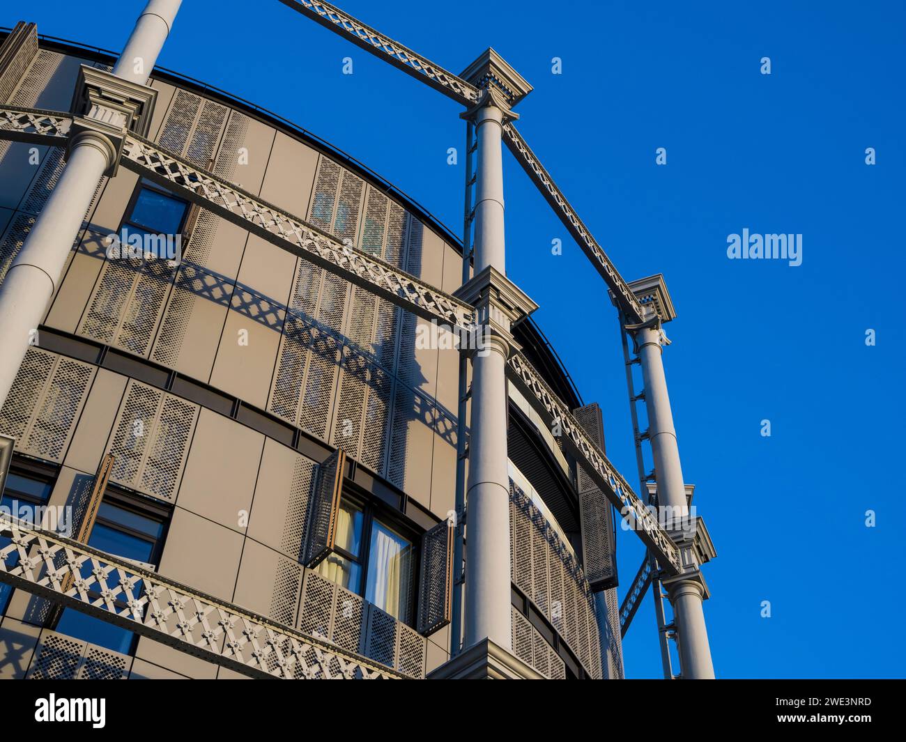 The Gasholders, Luxury Flats, Kings Cross, London, England, UK, GB