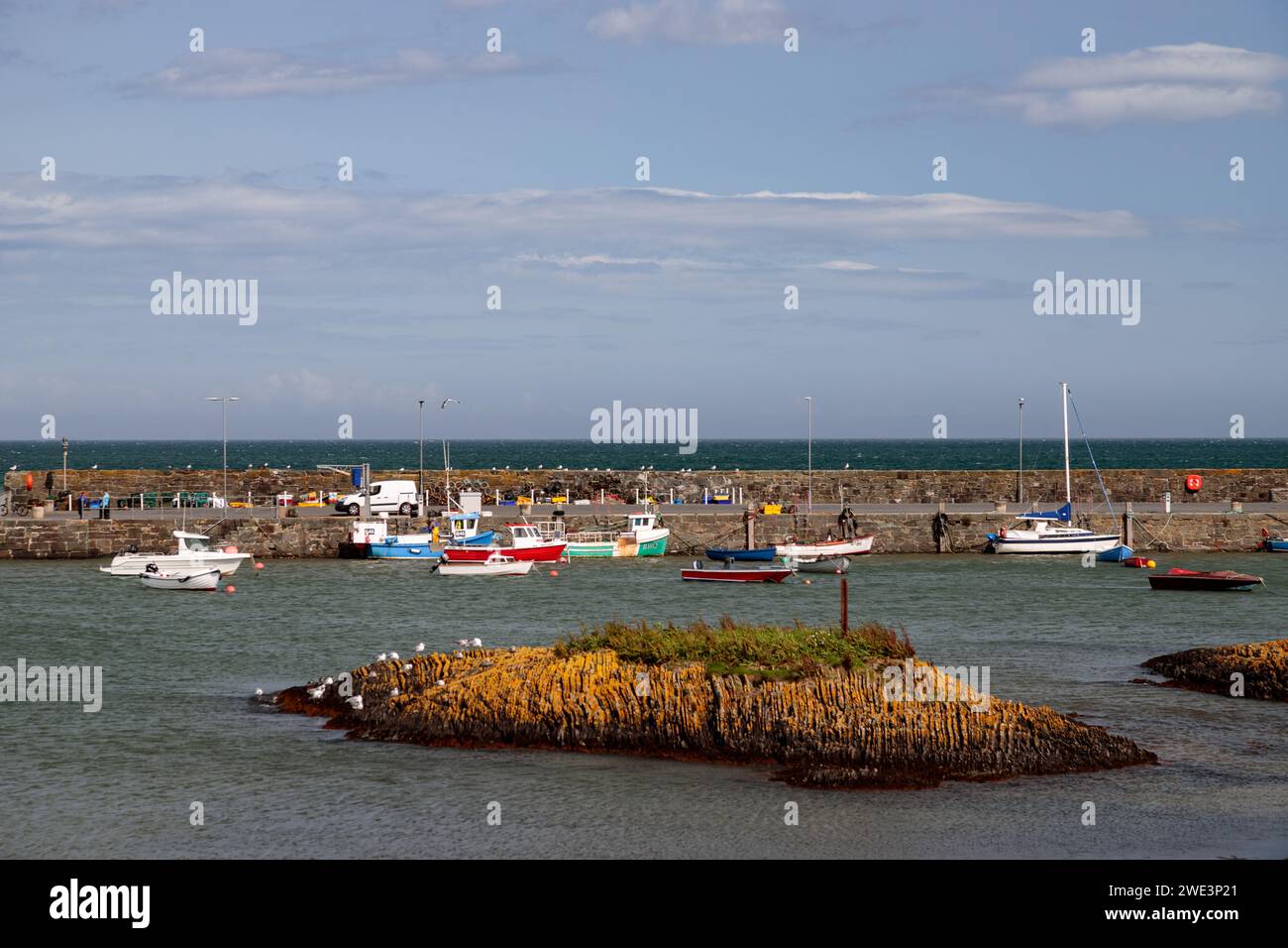 Ballywater harbour, County Down, Northern Ireland Stock Photo
