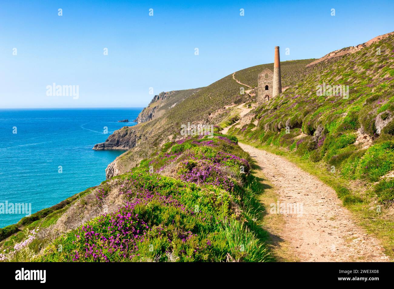 Wheal Coates Engine House And Chimney On The South West Coast Path Wheal Coates Engine House And Chimney On The South West Coast Path