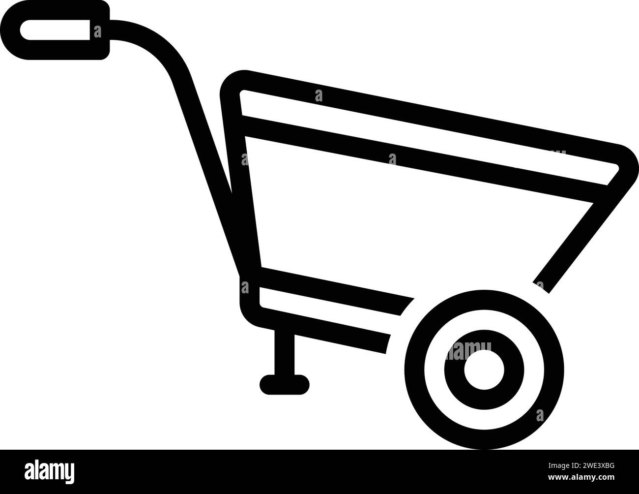 Icon for wheel barrow, construction Stock Vector Image & Art Alamy