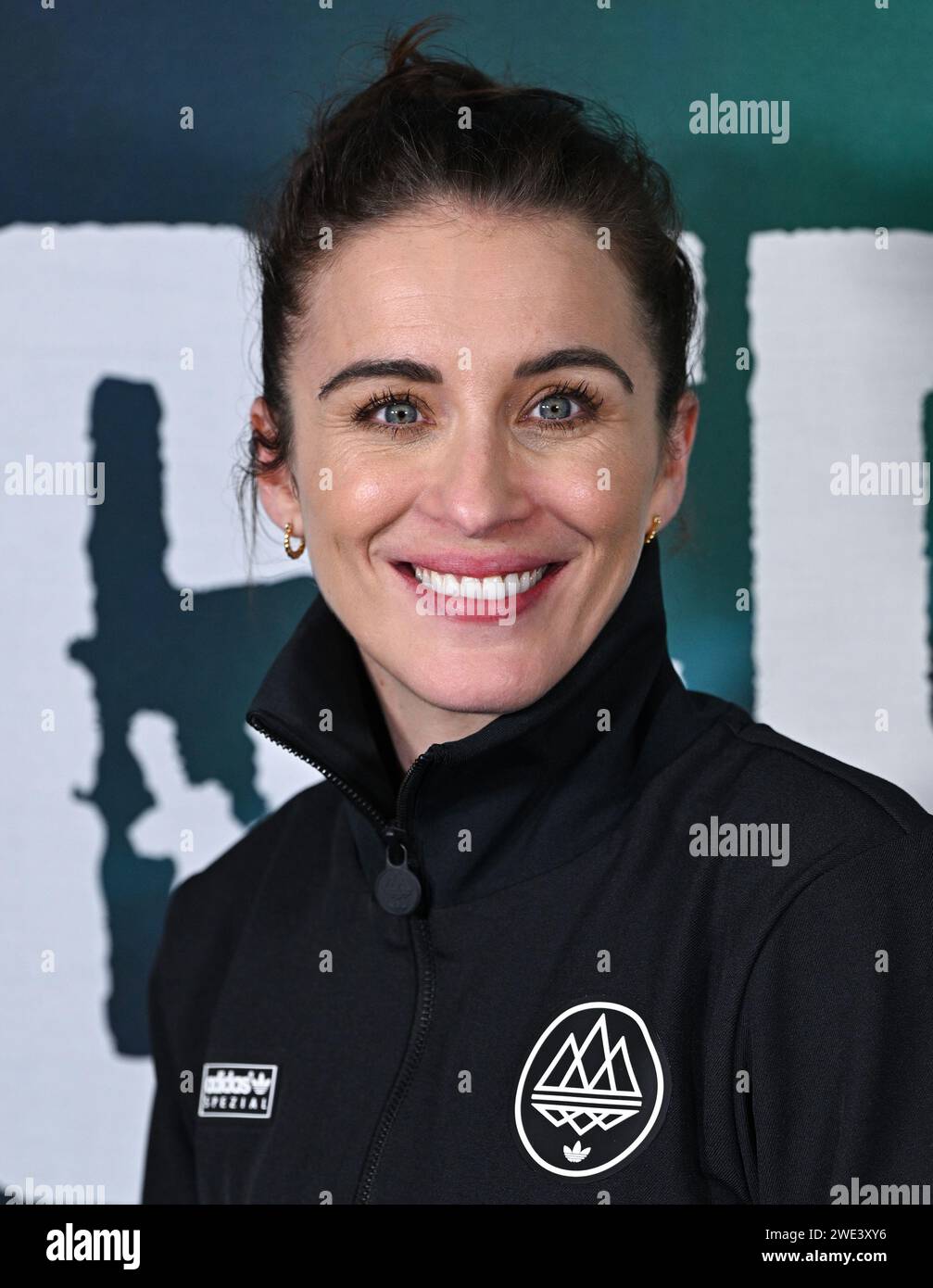 London uk january 23rd 2024 vicky mcclure at the itv1 and itvx