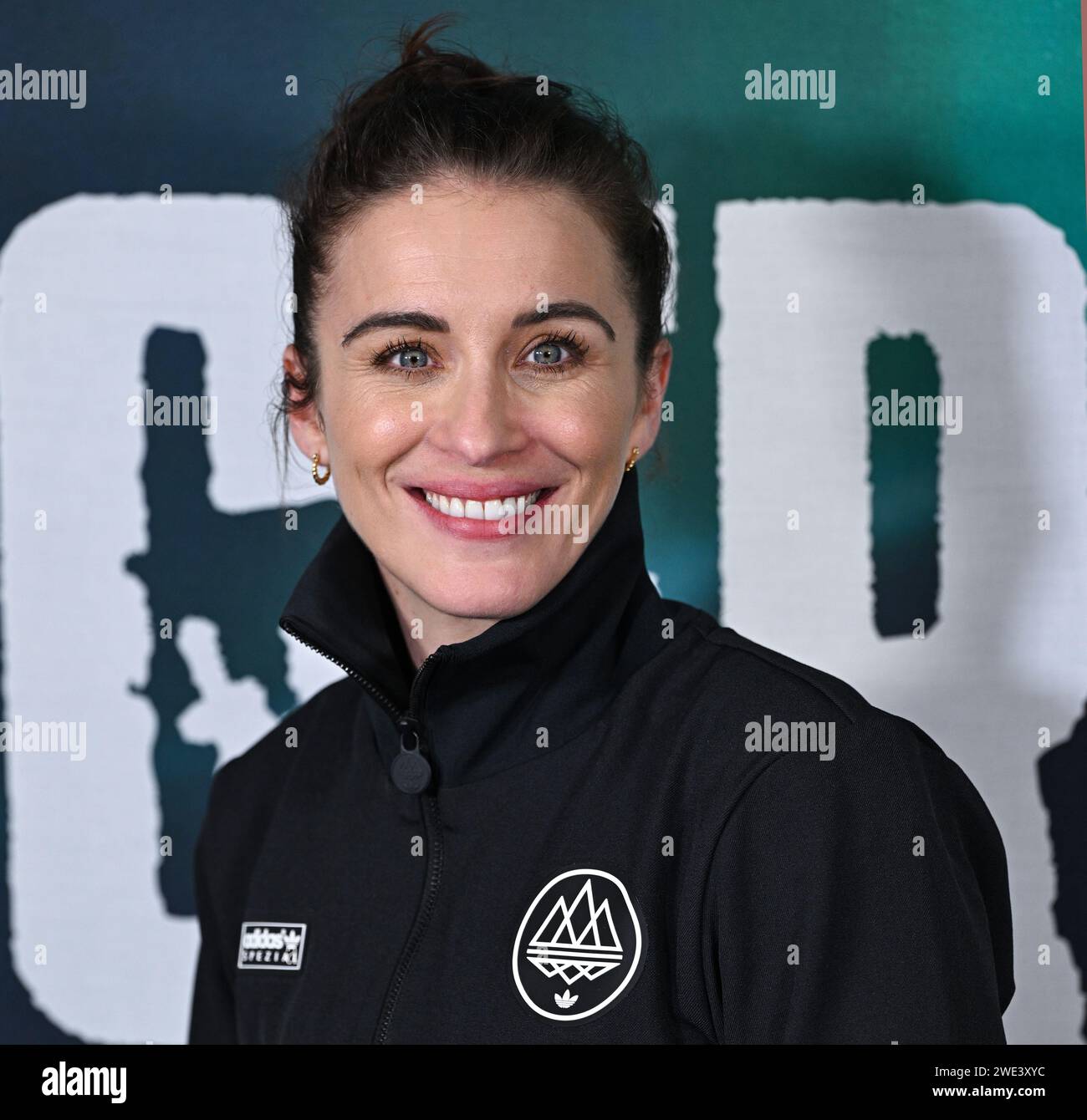 London uk january 23rd 2024 vicky mcclure at the itv1 and itvx