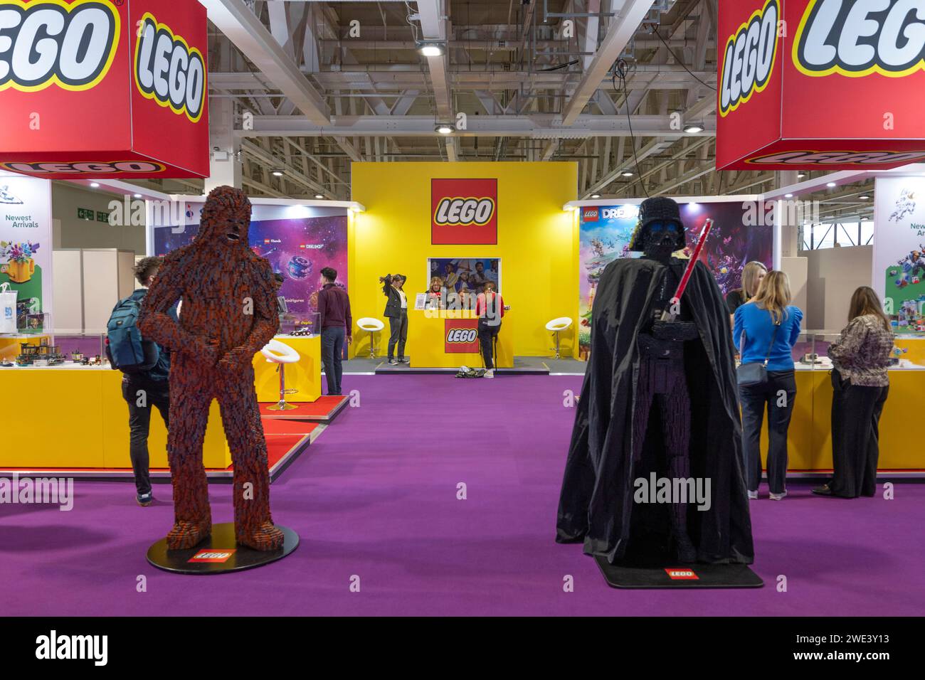 Olympia, London, UK. 23rd Jan, 2024. The 70th anniversary Toy Fair