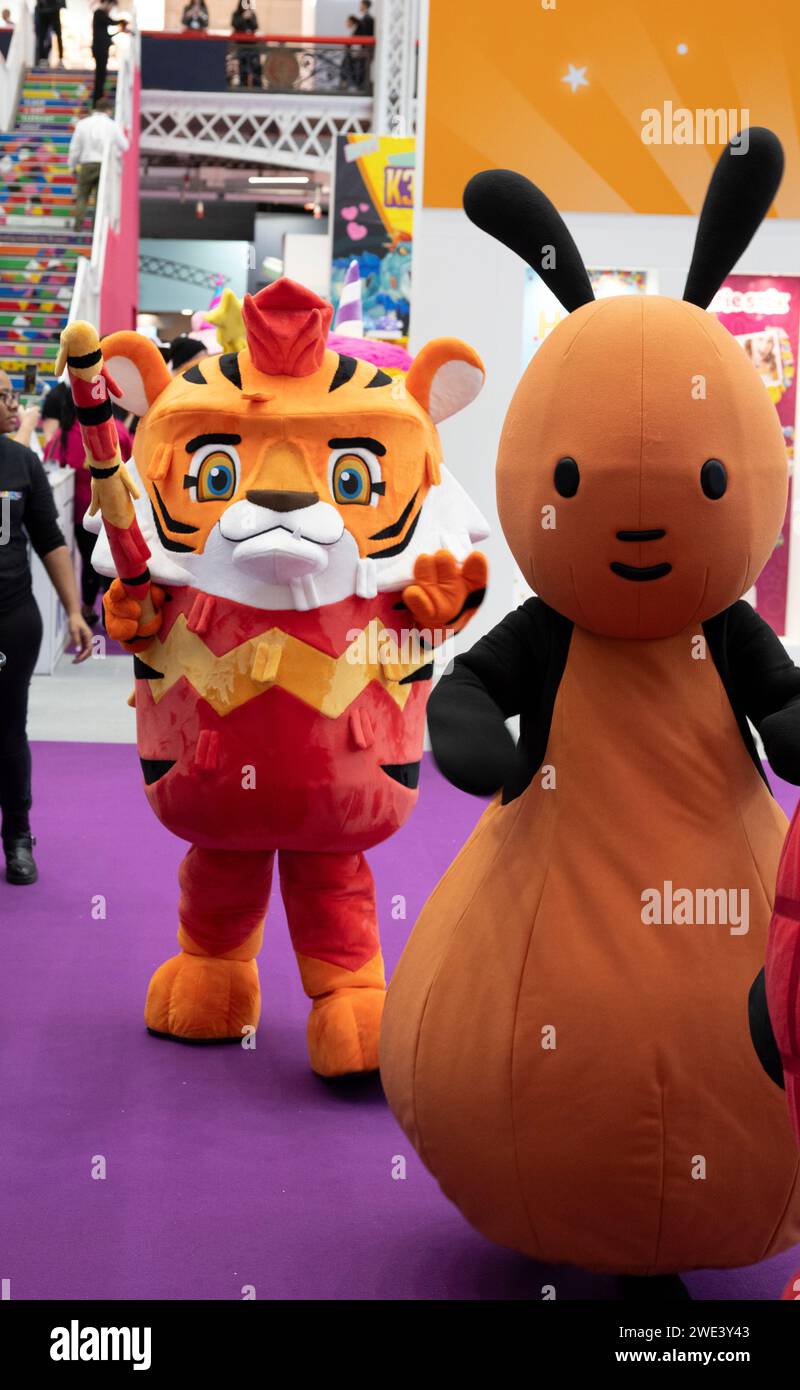 Olympia, London, UK. 23rd Jan, 2024. The 70th anniversary Toy Fair, organised by the British Toy