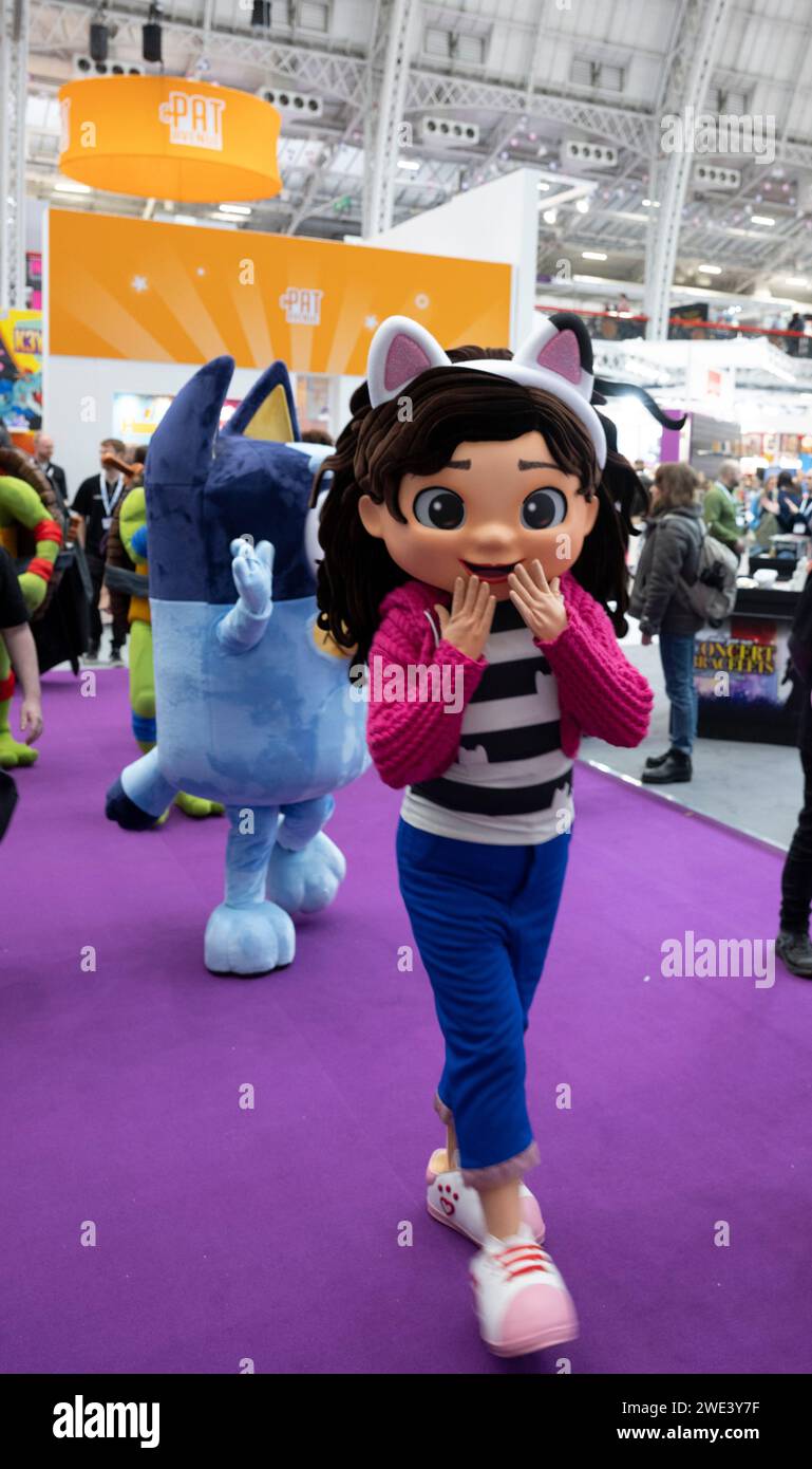 Olympia, London, UK. 23rd Jan, 2024. The 70th anniversary Toy Fair