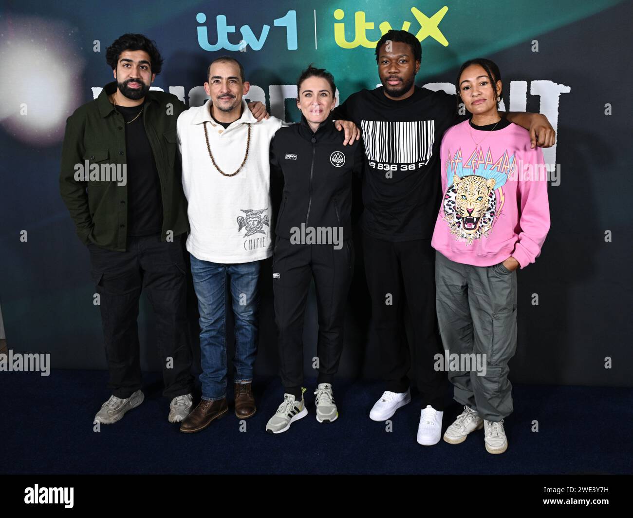 London uk january 23rd 2024 maanuv thiara nabil elouahabi vicky