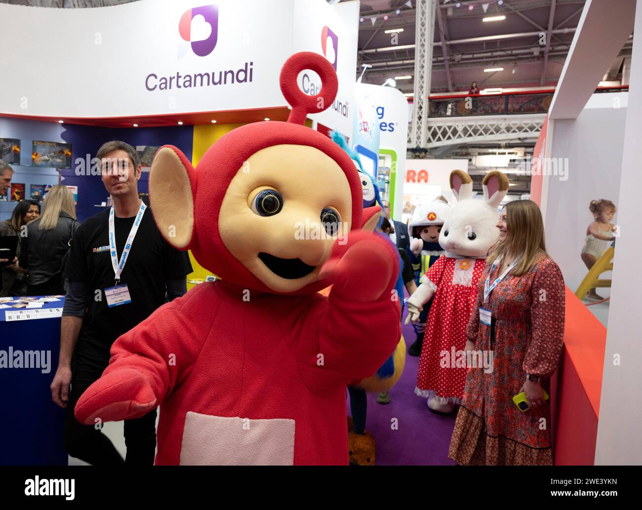 Olympia, London, UK. 23rd Jan, 2024. The 70th anniversary Toy Fair