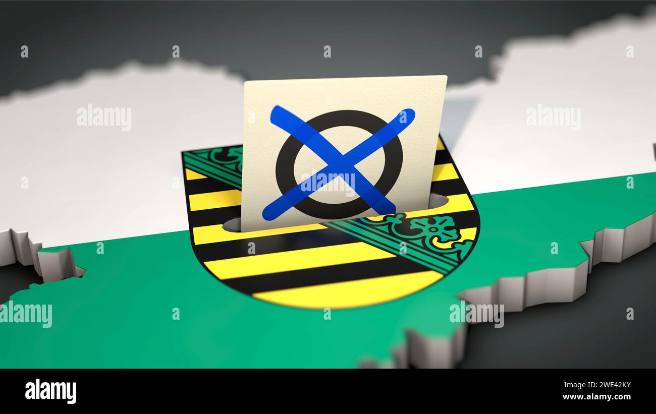 State elections in Saxony Stock Photo Alamy