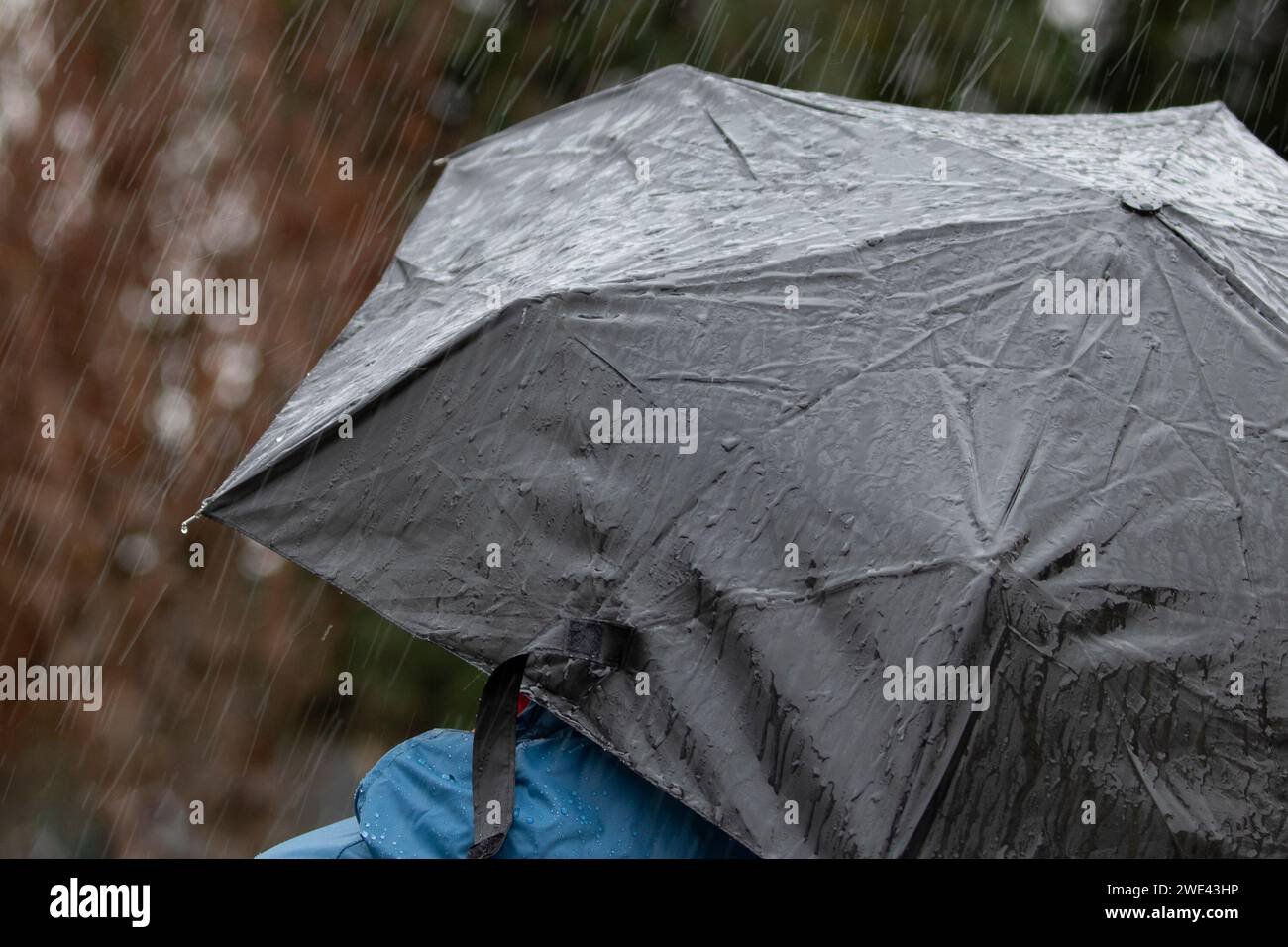 Kidderminster, UK. 23rd January, 2024. UK weather Storm Jocelyn passes