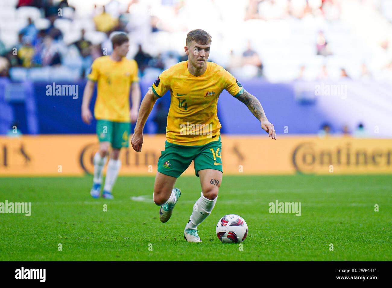 Doha, Qatar. 23 January, 2024. AUSTRALIA VS UZBEKISTAN：Group B - AFC ...