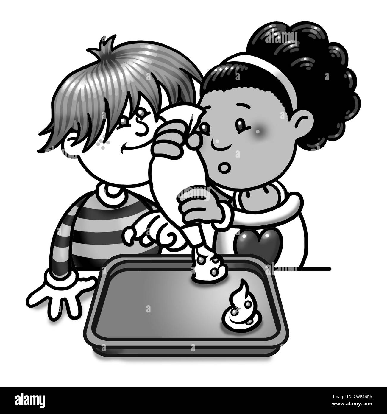 children-piping-mashed-potato-hi-res-stock-photography-and-images-alamy