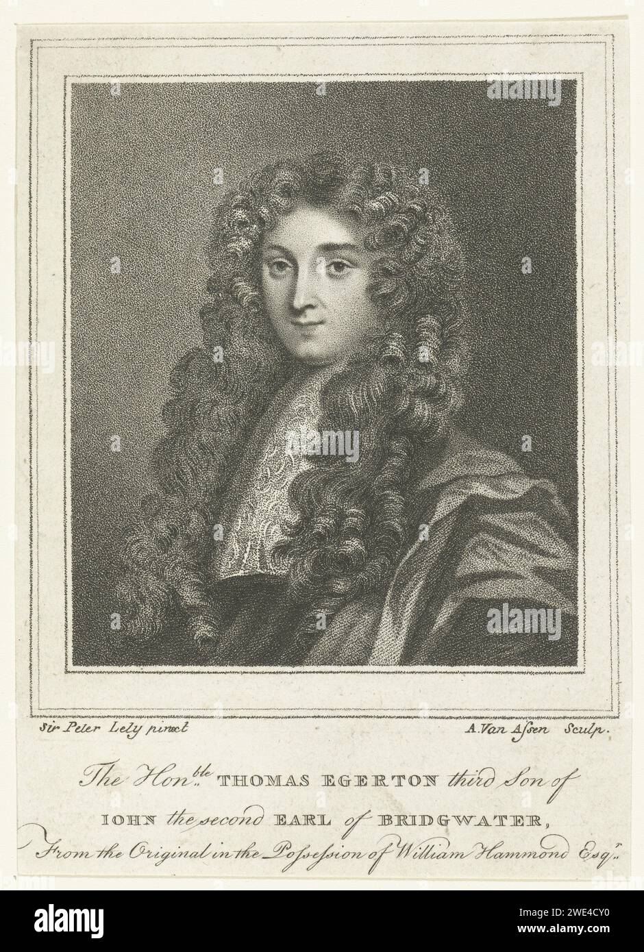 Portrait of Thomas Egerton, Benedictus Antonio van Assen, after Peter