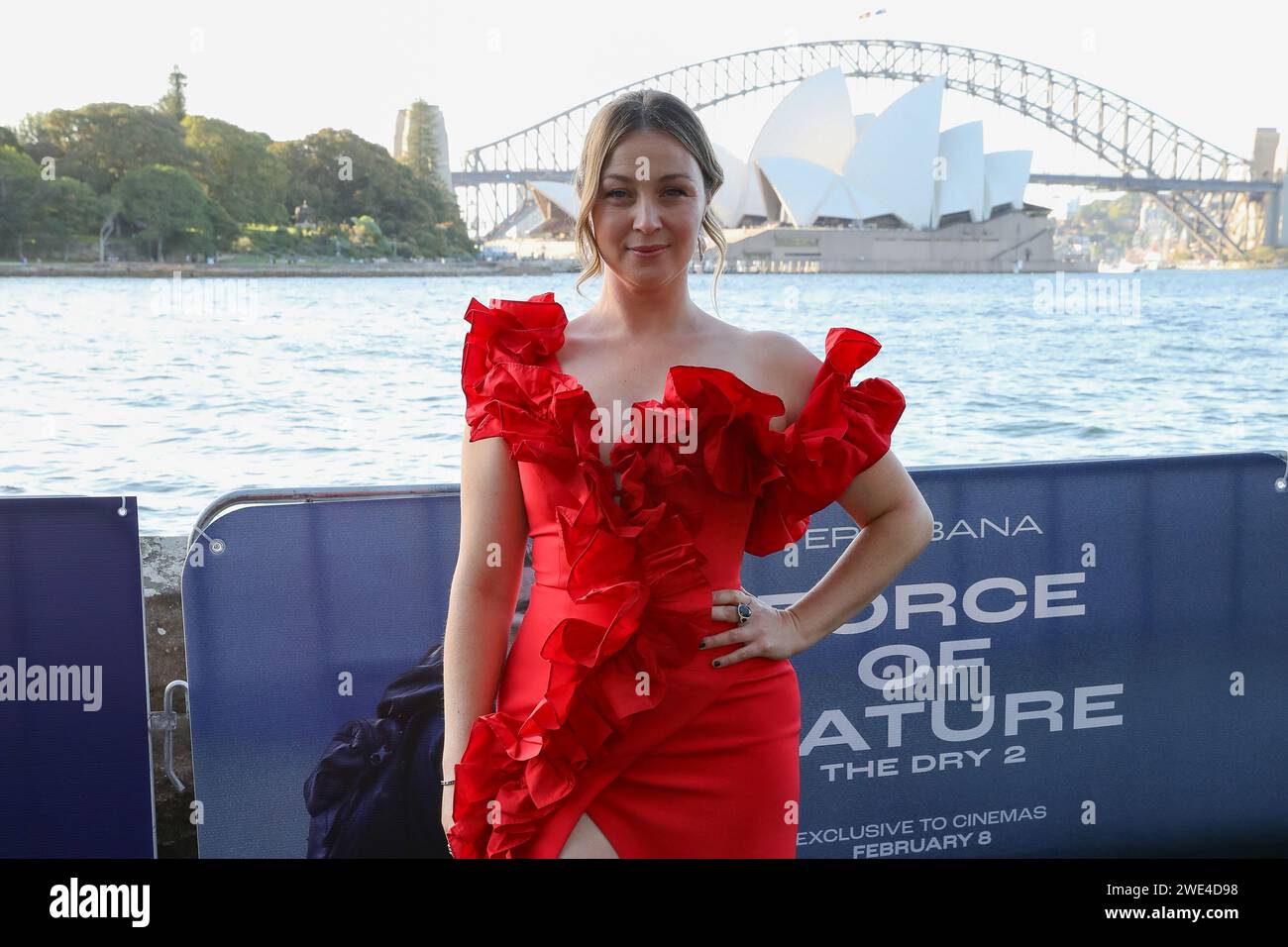 January 23, 2024: ROBIN MCLEAVY attends the Sydney Premiere of 'Force of Nature: The Dry 2' at Westpac OpenAir, Royal Botanic Garden on January 23, 2024 in Sydney, NSW Australia (Credit Image: © Christopher Khoury/Australian Press Agency via ZUMA Wire) EDITORIAL USAGE ONLY! Not for Commercial USAGE! Stock Photo