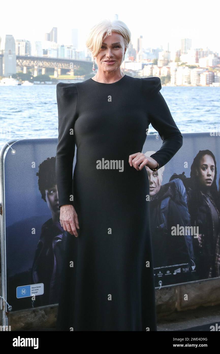 January 23, 2024: DEBORRA-LEE FURNESS attends the Sydney Premiere of 'Force of Nature: The Dry 2' at Westpac OpenAir, Royal Botanic Garden on January 23, 2024 in Sydney, NSW Australia (Credit Image: © Christopher Khoury/Australian Press Agency via ZUMA Wire) EDITORIAL USAGE ONLY! Not for Commercial USAGE! Stock Photo
