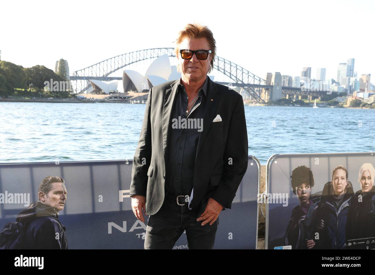 January 23, 2024: RICHARD WILKINS attends the Sydney Premiere of 'Force of Nature: The Dry 2' at Westpac OpenAir, Royal Botanic Garden on January 23, 2024 in Sydney, NSW Australia (Credit Image: © Christopher Khoury/Australian Press Agency via ZUMA Wire) EDITORIAL USAGE ONLY! Not for Commercial USAGE! Stock Photo