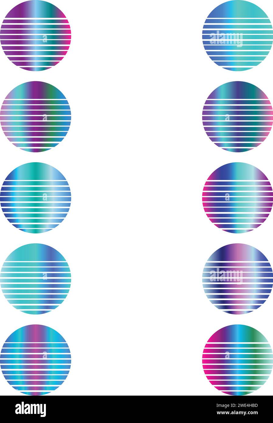 80s retrowave neon background Cut Out Stock Images & Pictures - Alamy