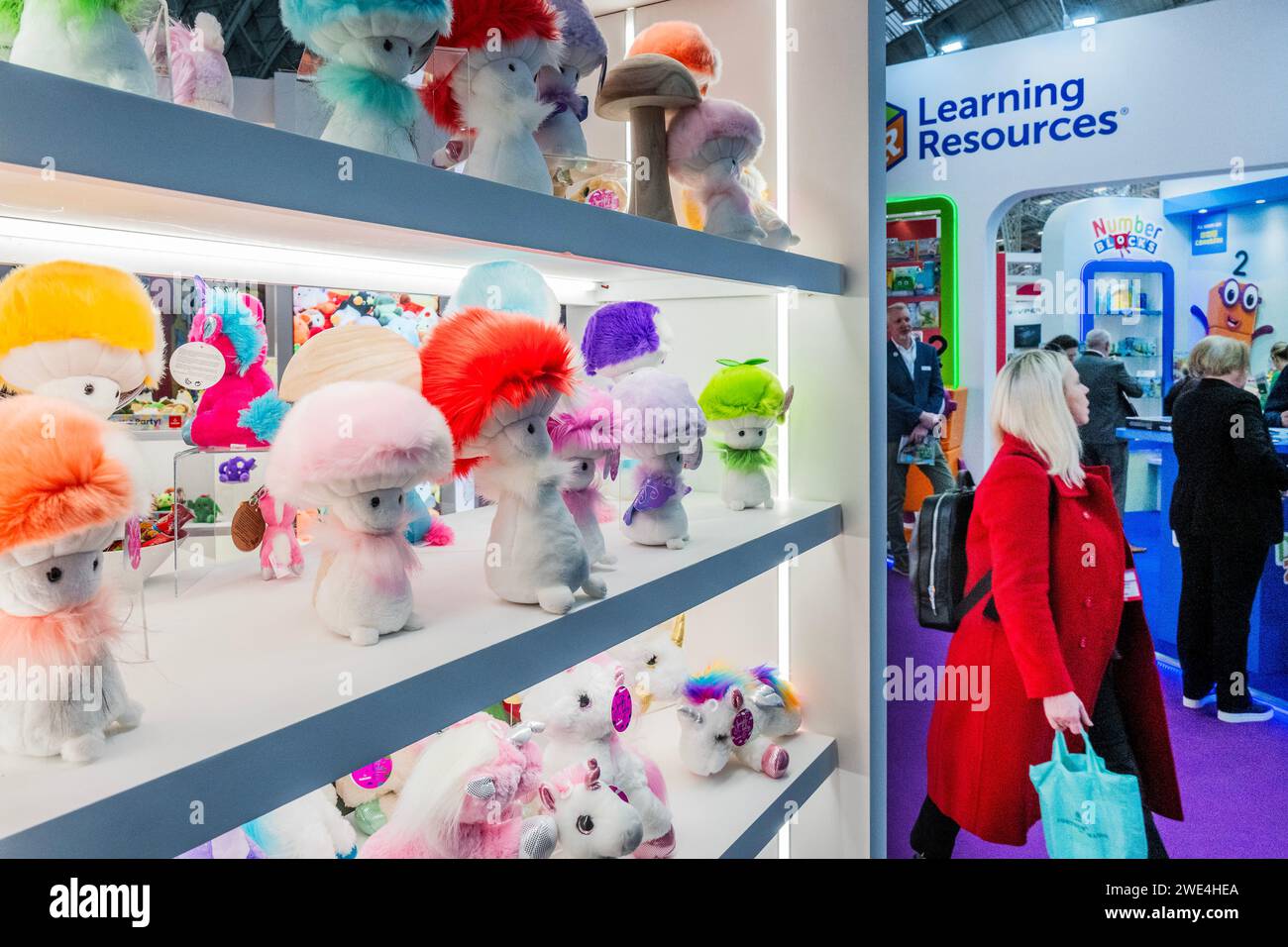 London, UK. 23rd Jan, 2024. The Toy Fair 2024 at Olympia. Credit Guy