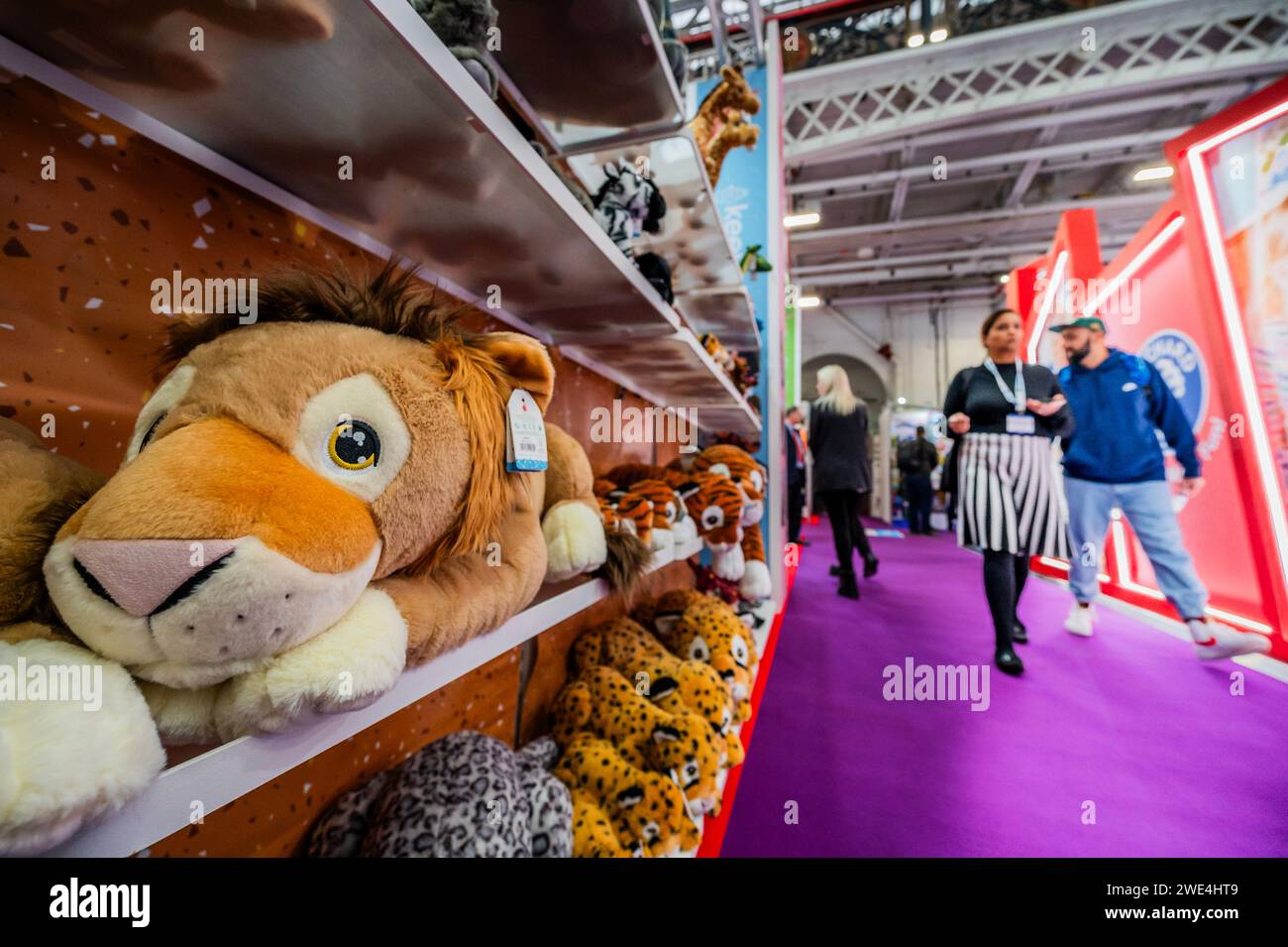 London, UK. 23rd Jan, 2024. Keel Eco 100 recycled, 100 Huggable Toys