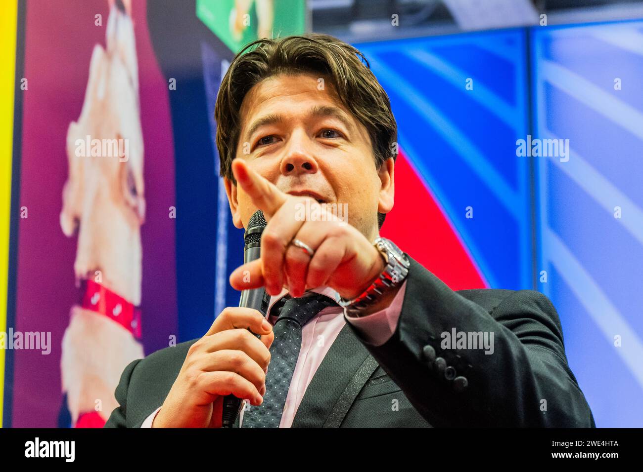 London, UK. 23rd Jan, 2024. Comedian Michael McIntyre unveils his brand