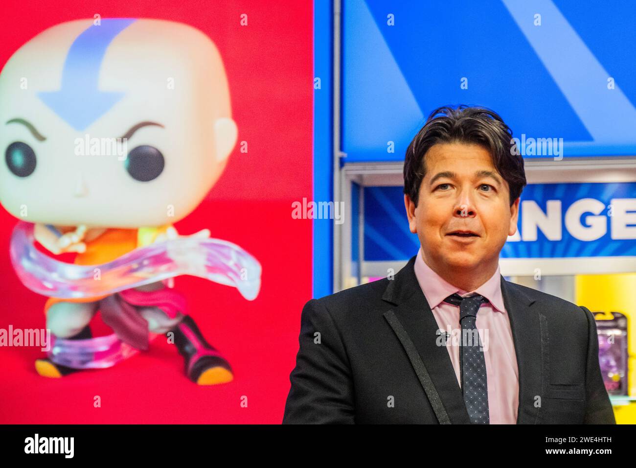 London, UK. 23rd Jan, 2024. Comedian Michael McIntyre unveils his brand
