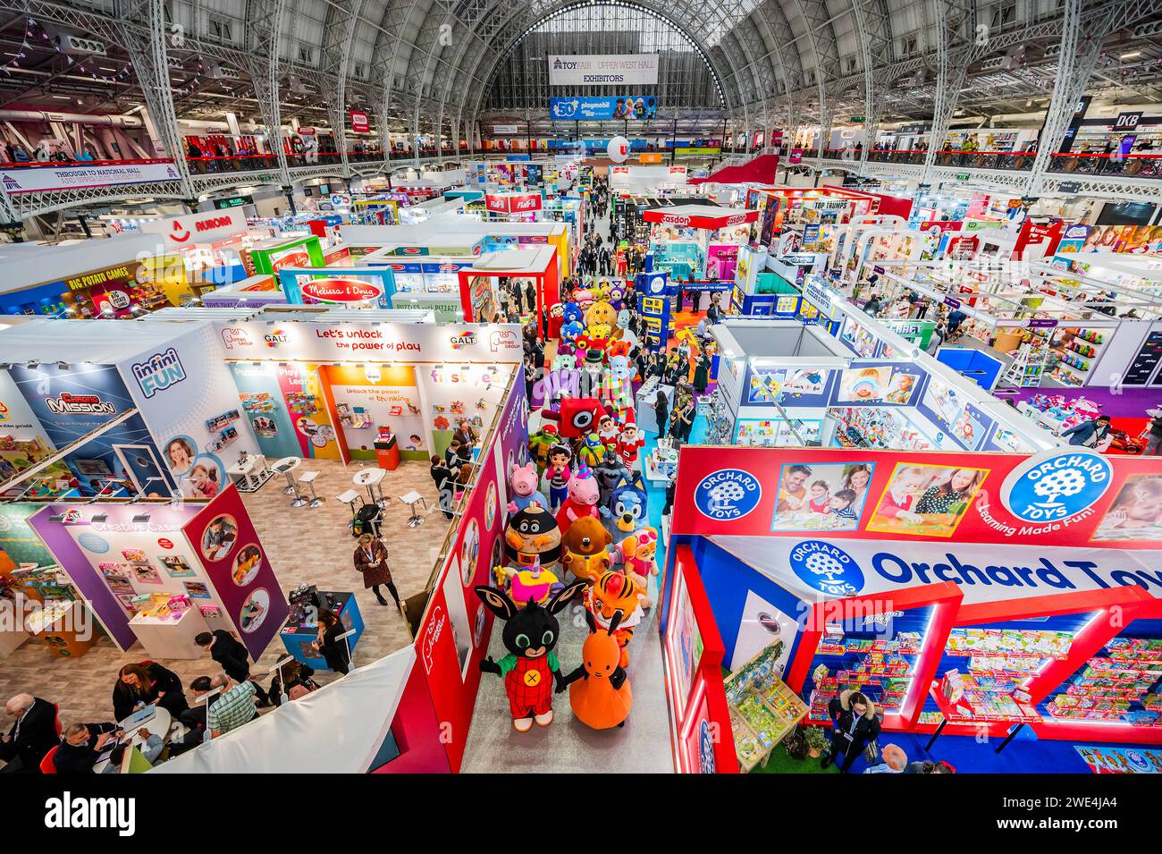 London, UK. 23rd Jan, 2024. The Character Parade of giant Wellknown and loved characters from